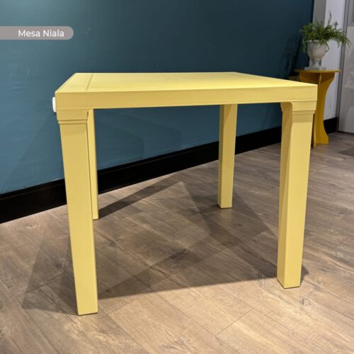 MESA VAYE CUADRADA AMARILLO