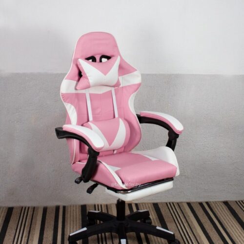 SILLA GIRATORIA GAMER TEEN ROSADO