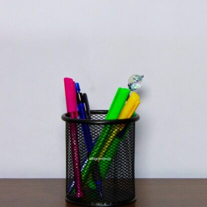 PORTA LAPIZ DE METAL REJILLA NEGRO RPM