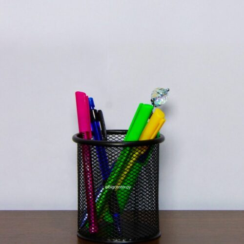 PORTA LAPIZ DE METAL REJILLA NEGRO RPM