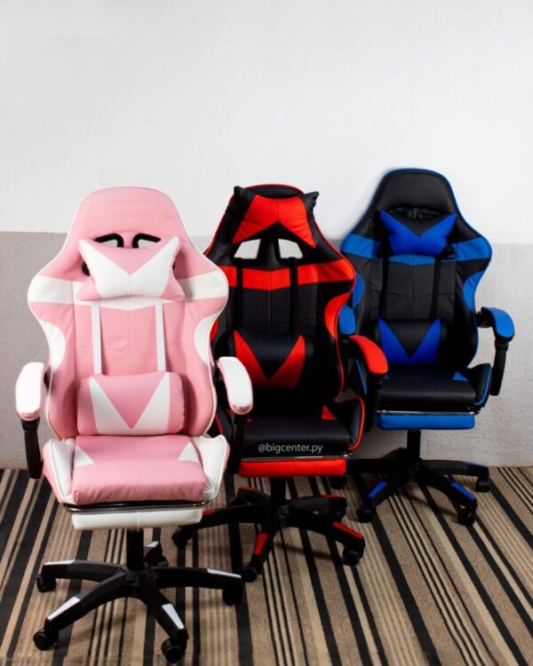 SILLA GIRATORIA GAMER TEEN AZUL (TX-2123) - Imagen 2