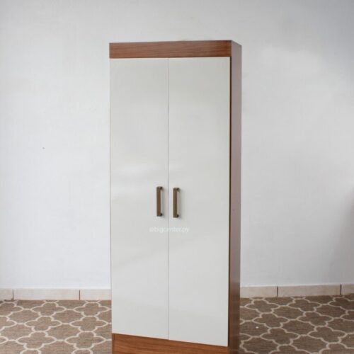 ARMARIO MULTIUSO JULY 2 PUERTAS 160 X 60 /BLANCO/ MARRON (H)