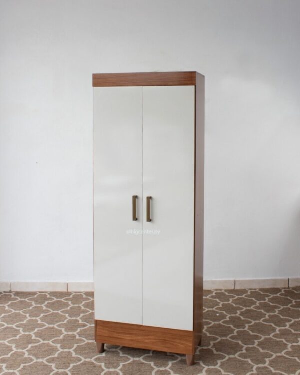 ARMARIO MULTIUSO JULY 2 PUERTAS 160 X 60 /BLANCO/ MARRON (H)