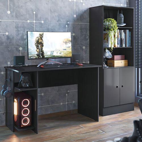 ARMARIO GAMER QMV (4095) + ESCRITORIO GAMER QMV (3875)