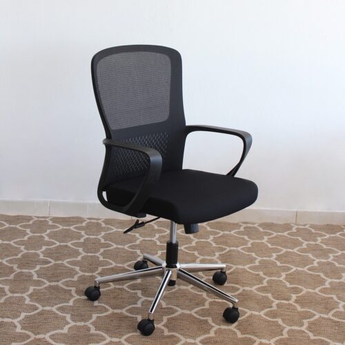 SILLA GIRATORIA LIVE NEGRO