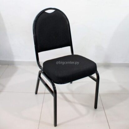 SILLA FIJA AUDITORIO/CONFERENCIA 100 KG NEGRO 6714N