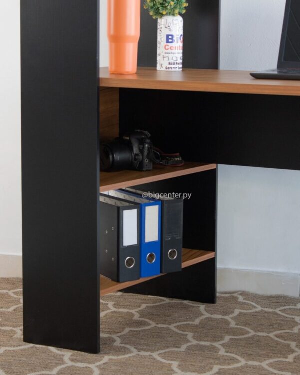 MESA OFFICE NT2105N NEGRO/MARRON - Imagen 3
