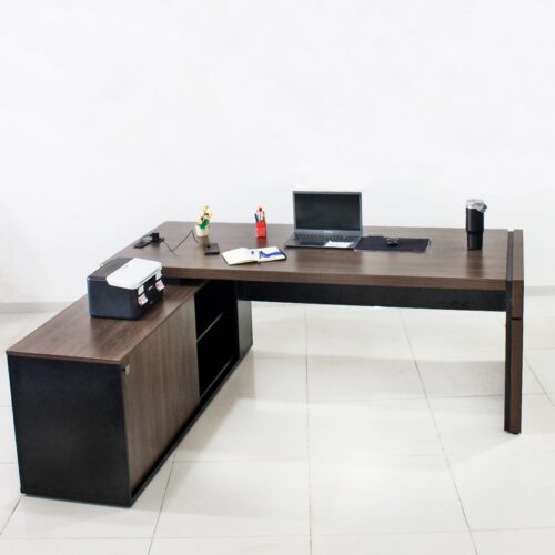ESCRITORIO DIRECTOR T50 MARRON (5817) PREMIUM