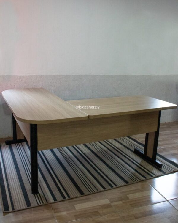 MESA ESCRITORIO ANGULAR KASPE 150X170M (1170KSP) CON CAJON - Imagen 2
