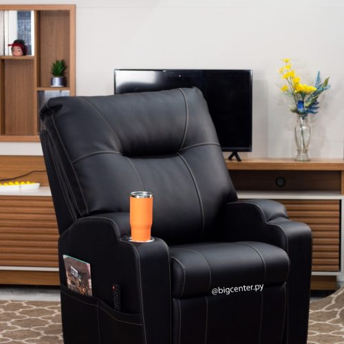 SOFA POLTRONA SOBERANA 721 ABBA NEGRO
