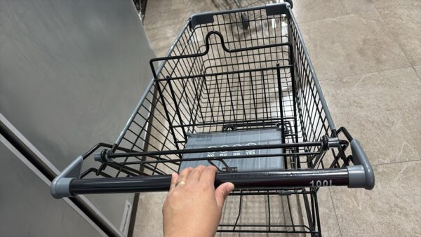 CARRITO DE SUPERMECADO NEGRO 100LT - Imagen 3