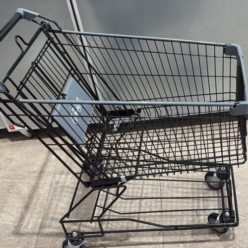 CARRITO DE SUPERMECADO NEGRO 100LT