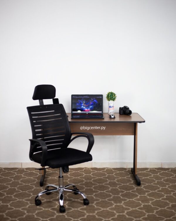 COMBO ESCRITORIO ECO 120 CM (7959) + SILLA GIR ERGONOMICA 90KG (Z021)