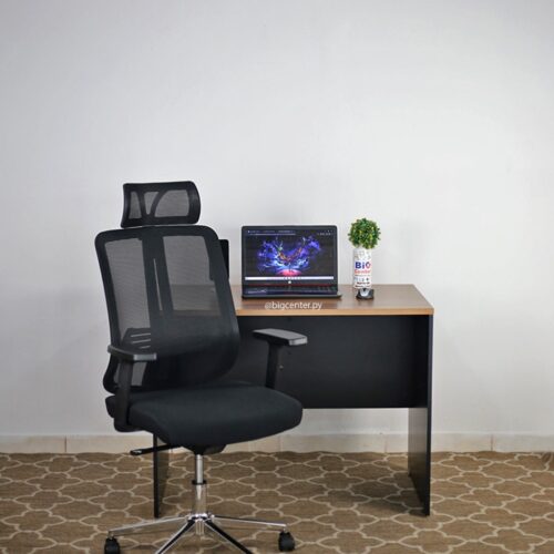 COMBO ESCRITORIO STAR 120 CM (8005) +SILLA GIR TELA MESH 90k (MO2014)