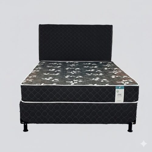 SOMIER SUPER SPUMA POP PLUS BASE+ COLCHON+ CABECERA 160X200