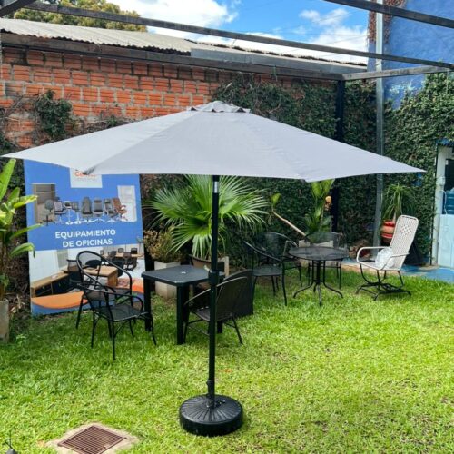 SOMBRILLA JARDIN 3.0 MTS GRIS