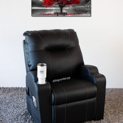 SOFA POLTRONA SOBERANA 726 ABBA NEGRO