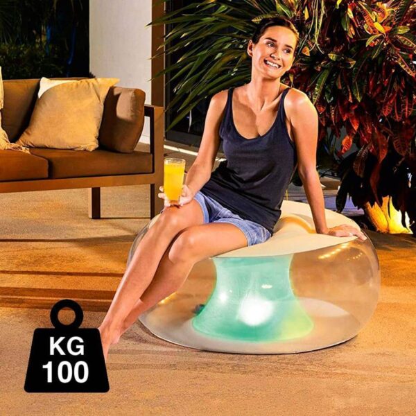 PUFF INFLABLE LED BESTWAY (4524) - Imagen 3