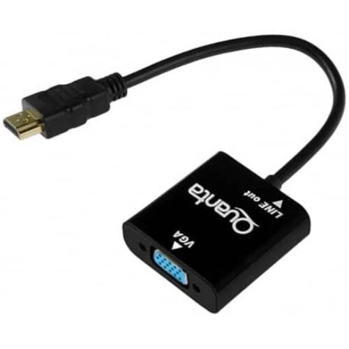 CABLE ADAPTADOR HDMI A VGA QUANTA (3001)