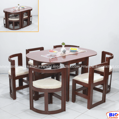 JUEGO DE COMEDOR 6 SILLAS ALASKA