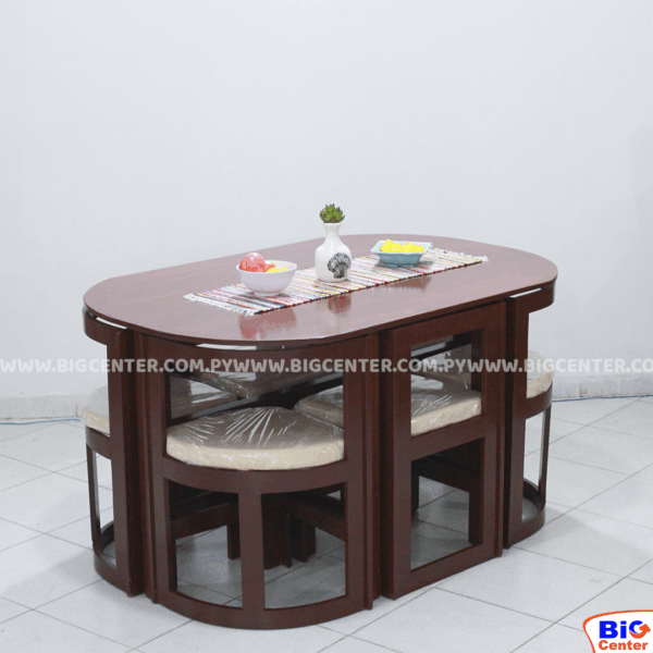 JUEGO DE COMEDOR 6 SILLAS ALASKA - Imagen 2