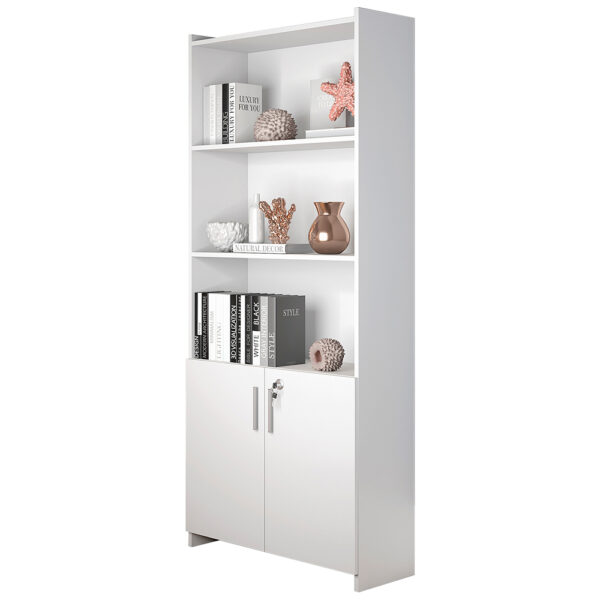 ARMARIO SEMI ABIERTO MULTIUSO BLANCO ABBA (6090)