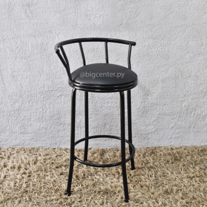 BUTACA TABURETE CAJERA BASE GIRATORIA NEGRO  (BF0010)