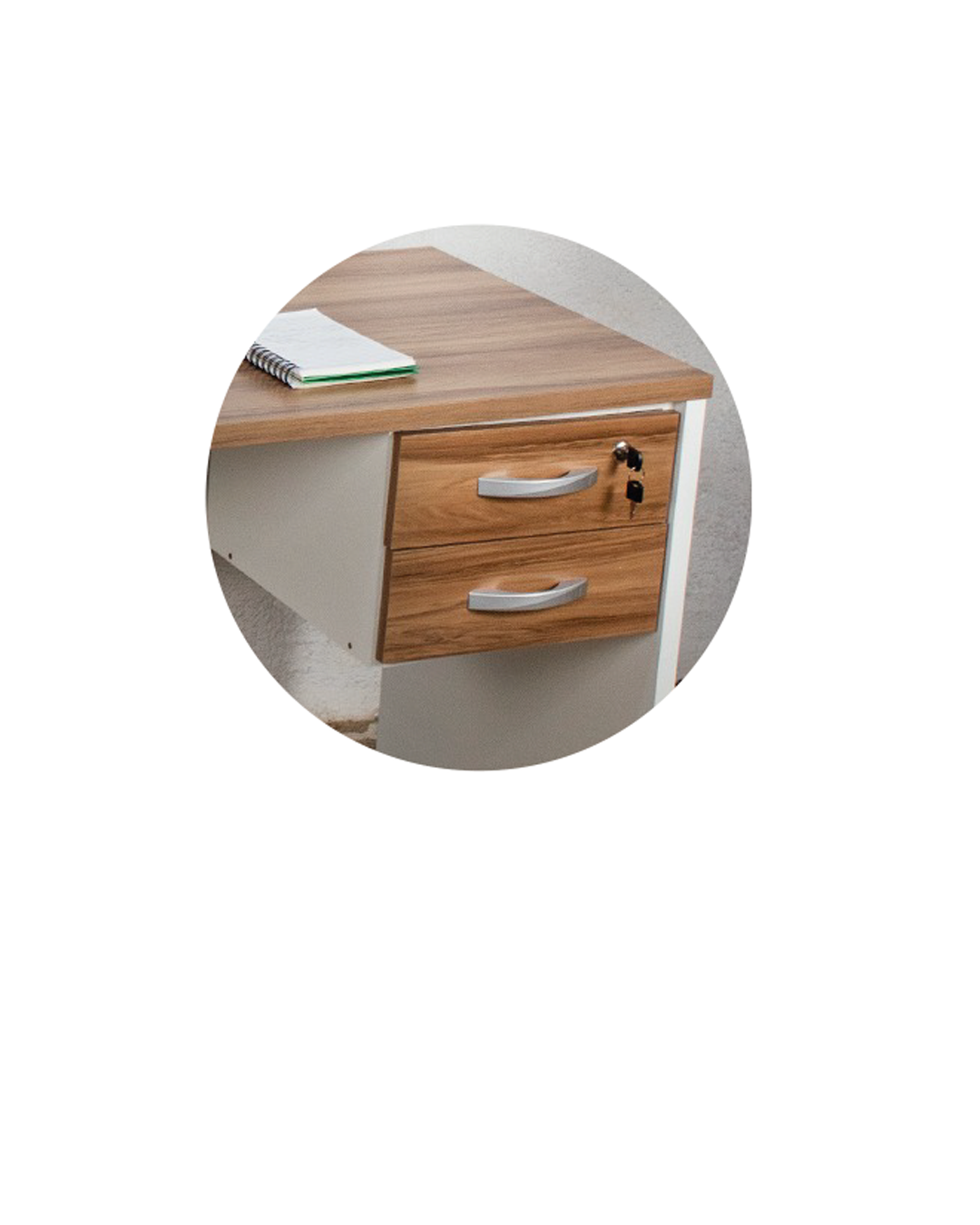 MESA ESCRITORIO SEVILLA 150 BLANCO (M03008) - Imagen 3