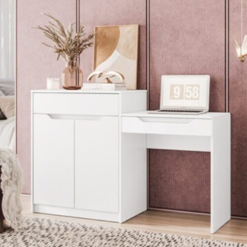 TOCADOR ESCRITORIO BLANCO MOVEL (M02481)