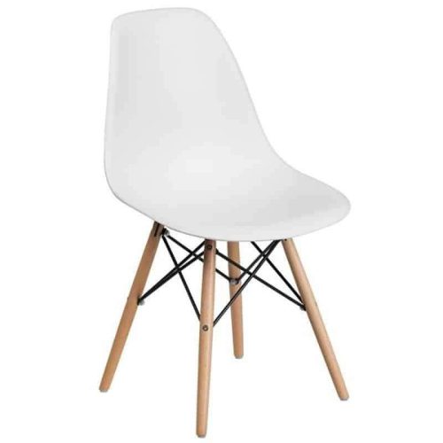 SILLA FIJA EAMES 100K (BLANCO)