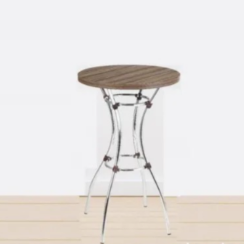 MESA HELENA P/BUTACAS TAPA MDF MOVELMAX CROMADA