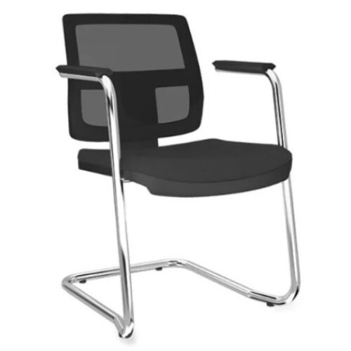 SILLA FIJA MACOX PATAS CROMADAS (10295)
