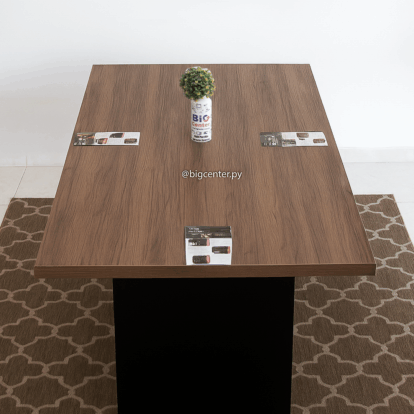 MESA DE REUNION 2 X 100 CM NOGAL OVR