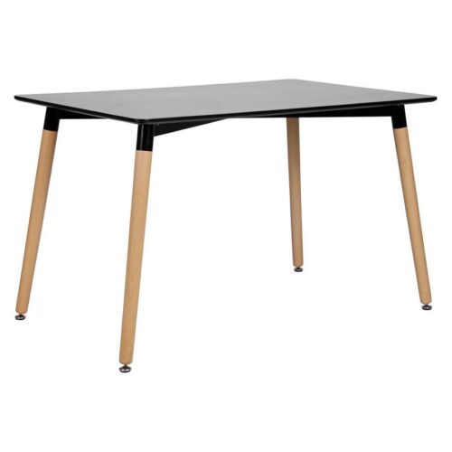 MESA EAMES NEGRO RECTANGULAR 120 X 80 CM (776)