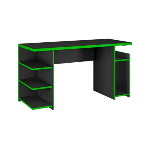 MESA ESCRITORIO GAMER NEGRO/VERDE (NT2065)