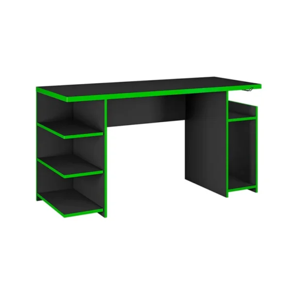 MESA ESCRITORIO GAMER NEGRO/VERDE (NT2065)