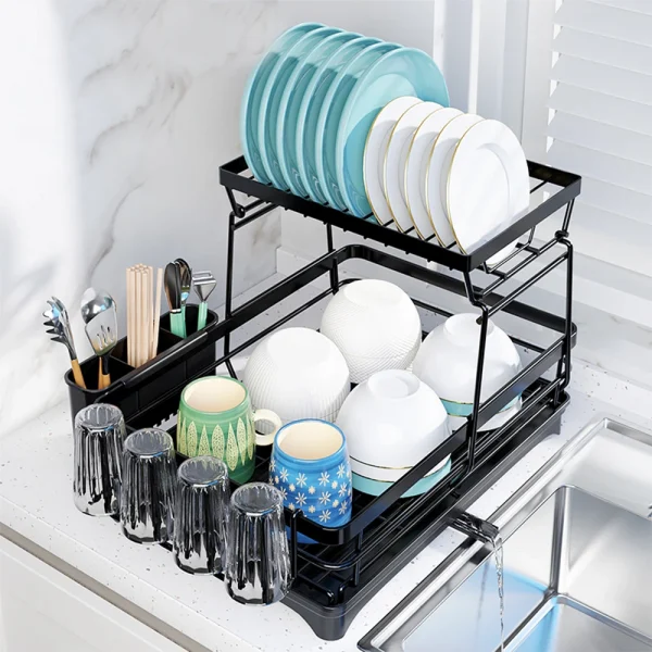 ESCURRIDOR DE VAJILLA 42*30*34CM DECOTEAM (DCE-039) - Imagen 3