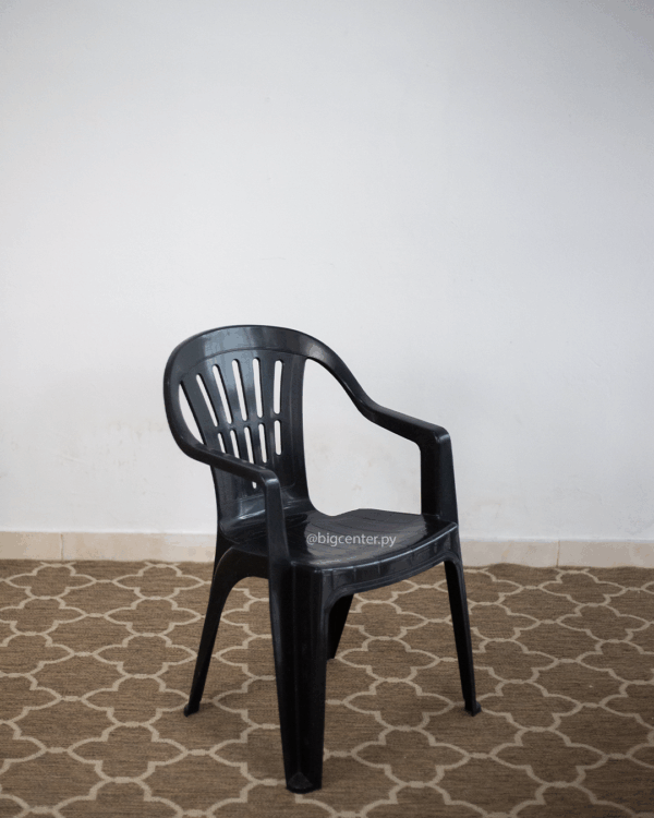 SILLA PLASTICA RACOL NEGRO (8500)