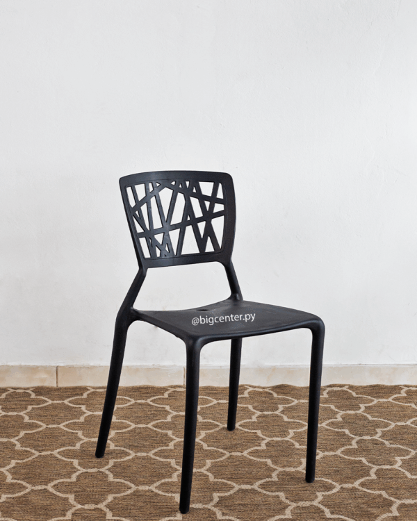SILLA MATRA PVC 130K NEGRA