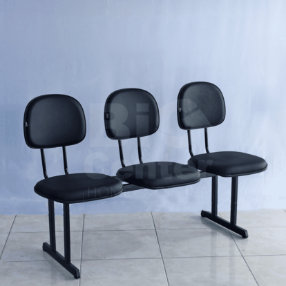 SILLA  DE ESPERA TANDEM MACOX ACOLCHADO (4753)