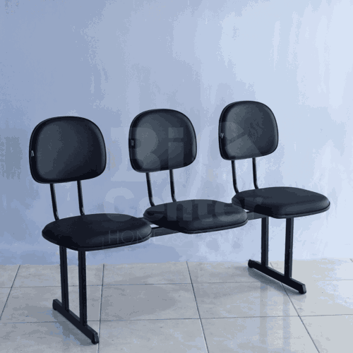 SILLA  DE ESPERA TANDEM MACOX ACOLCHADO (4753)