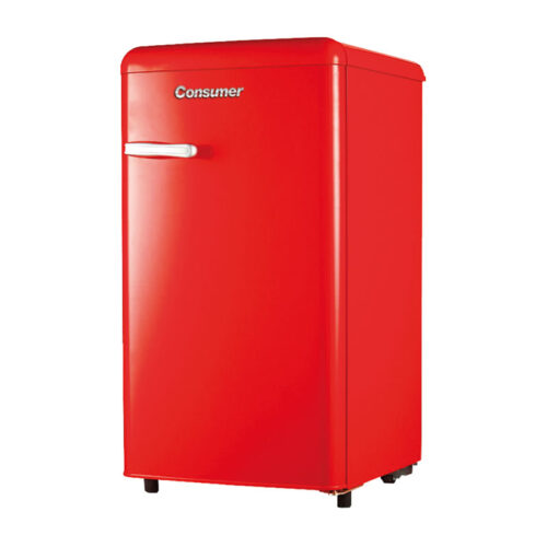 HELADERA RETRO DE 120 LTS ROJA